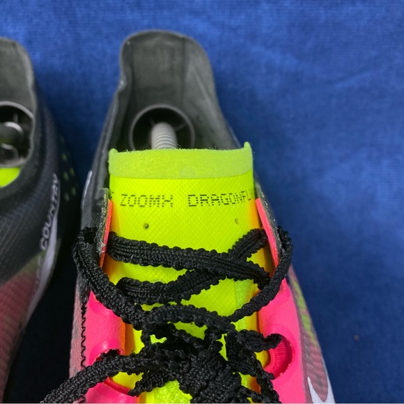 NIKE ZOOMX DRAGONFLY VOLT HYPER PINK BLACK TRACK & FIELD SIZE 14 - Picture 4 of 10